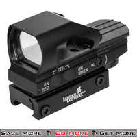 Lancer Tactical Red Dot Sight for Airsoft Electric Guns at Angle