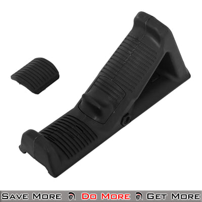 ACM Type-2 Angled Foregrip for Airsoft Picatinny Rail Black Bottom
