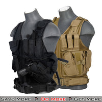 Lancer Tactical Cross Draw Airsoft Vest Plate Carrier Group