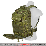 Lancer Tactical Laser Cut Webbing Multi-Purpose Backpack Back 1st Compartment