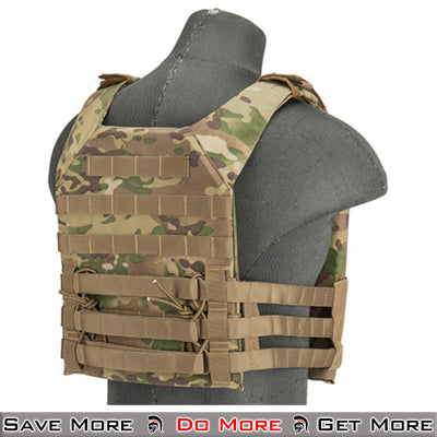 Lancer Tactical Vest Airsoft Vest Tactical Plate Carrier Back Angle