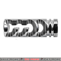 Madbull Airsoft PWS DNTC Type 2 308 Silver Compensator