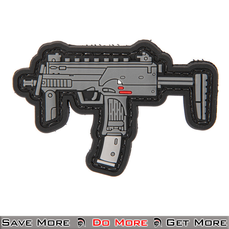 3D Rifle PVC Patch (Grey) - ModernAirsoft