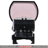 Lancer Tactical Red Dot Sight for Airsoft Electric Guns Looking Down Sight