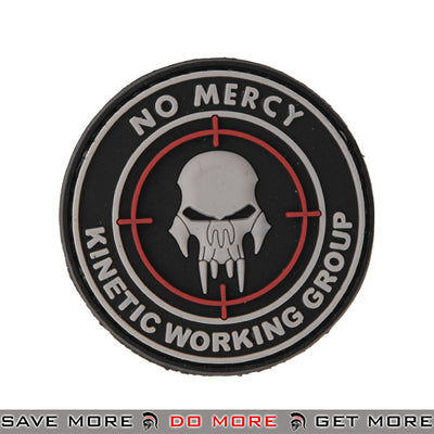 Lancer Tactical Velcro Morale Patch AC-110E - PVC No Mercy KWG Patch- ModernAirsoft.com