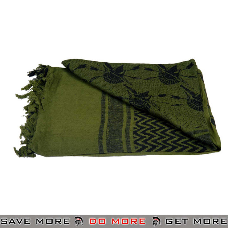 Lancer Tactical Shemagh Spartan Pattern Green