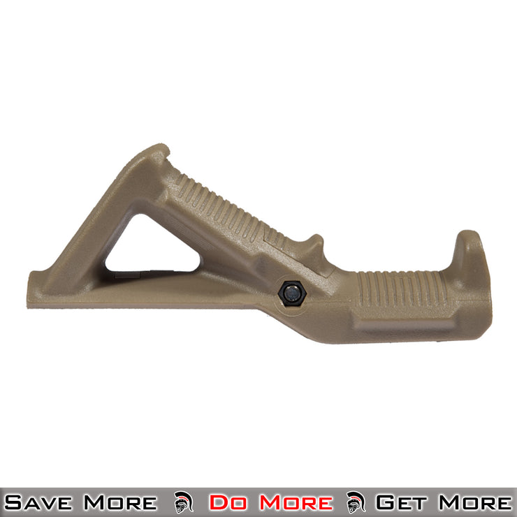Type-1 Angled Foregrip for Airsoft Picatinny On Back Profile