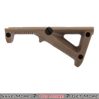 ACM Type-2 Angled Foregrip for Airsoft Picatinny Rail Tan Profile