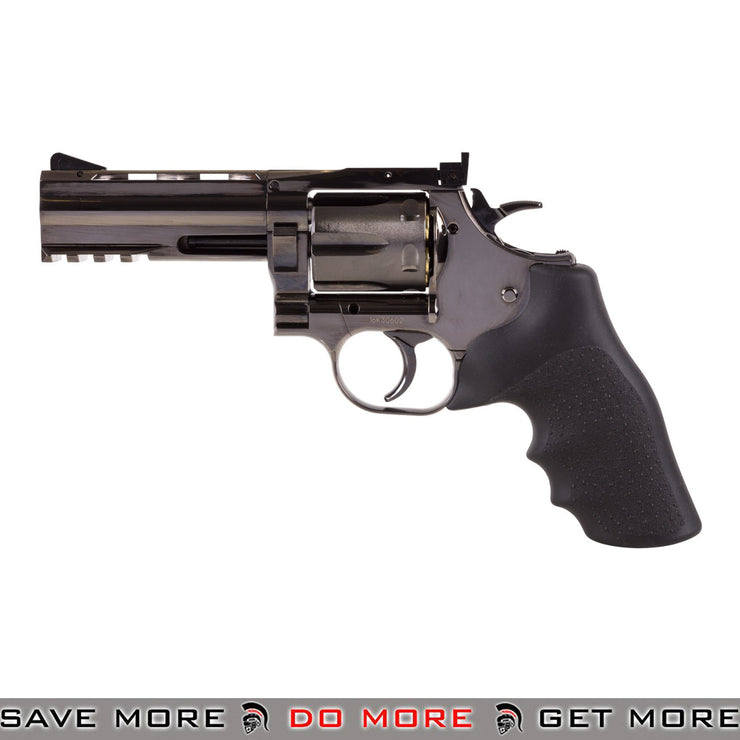 ASG DW 715 4'' Steel Grey Revolver CO2 Airsoft Gun Left