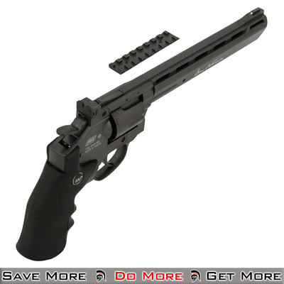 Action Sports Games Dan Wesson 8'' Grey Revolver with Rail
