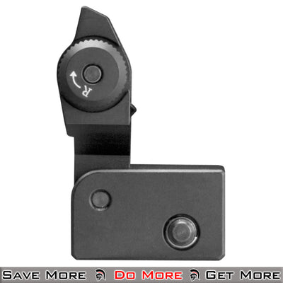 Aim Sports Rear Flip Sight for Airsoft Training Weapons Profile