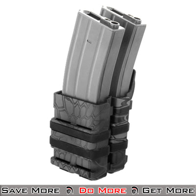 Ama M4/M16 Dual Magazine Pouch - MOLLE Airsoft Pouches with Mags