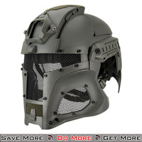 AMA Trooper Full Face Airsoft Helmet for Protection Left Angle