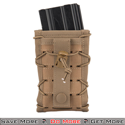 AMA Single M4 MOLLE Tactical Airsoft Magazine Pouch Back View