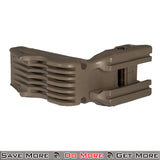 AMA Tactical Airsoft M4 Magwell Grip W/ Slot Tan Sideways