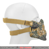 AMA Woodland Airsoft Safety Gear for Face Protection Profile