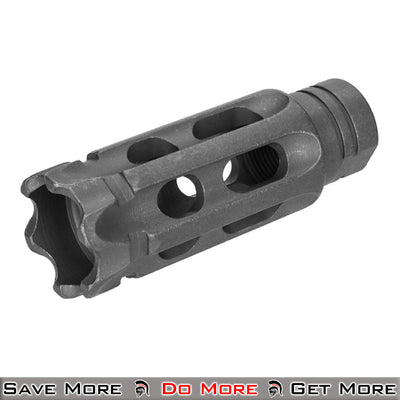 Atlas Custom Works Airsoft Flash Hider Barrel Extension Side Angle View