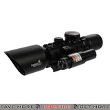 LT 3-10X42 Illuminated Rifle Scope W/ Red Laser Sight