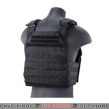Lancer Tactical APC Style Airsoft Vest Tactical MOLLE Plate Carrier with Detachable Buckles