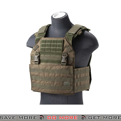 Lancer Tactical APC Style Airsoft Vest Tactical MOLLE Plate Carrier with Detachable Buckles