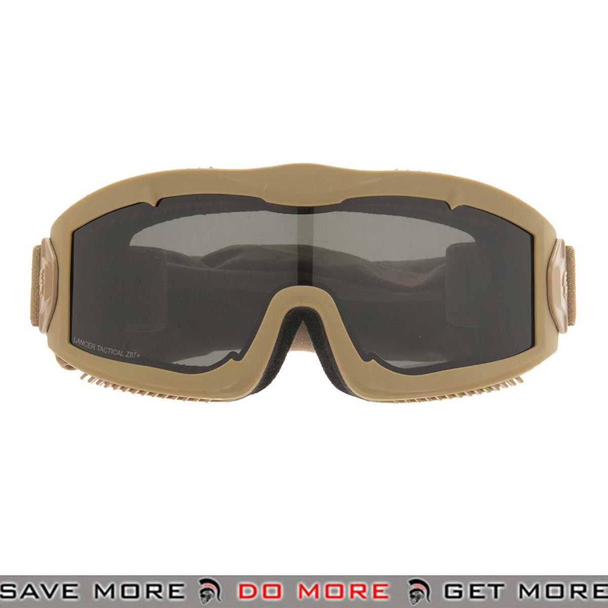 Lancer Tactical CA-203T - Gafas de seguridad Airsoft con kit de lentes  intercambiables (bronceado desierto), incluye lente ahumada, transparente y