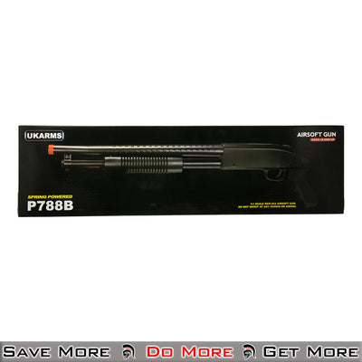 CYMA Pump Shotgun - Black Spring Powered Airsoft Gun Box