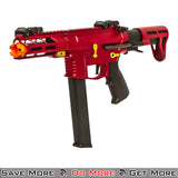 Classic Army Automatic Electric Airsoft Gun AEG Rifle Red Angle Left