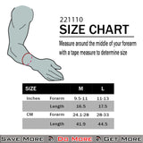 Condor Arm Sleeves Size Chart