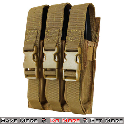 Condor Triple MP5 Mag Pouch MOLLE Airsoft Pouches Front