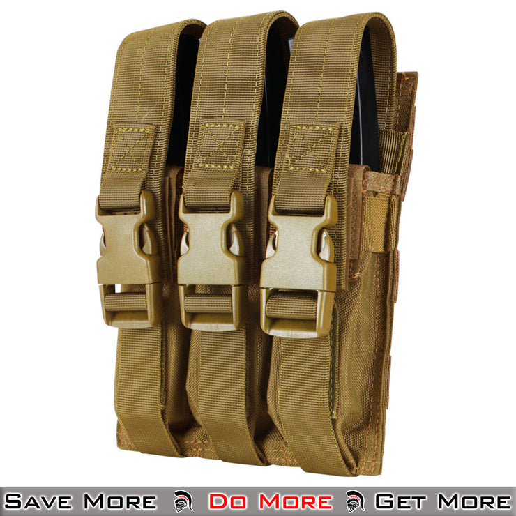 Condor Triple MP5 Mag Pouch MOLLE Airsoft Pouches Front
