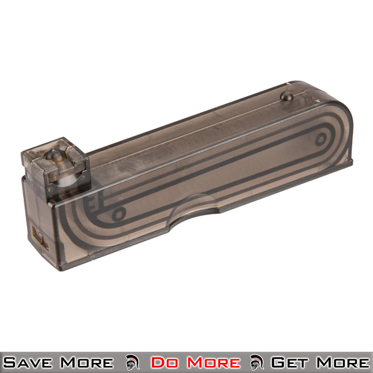 Double Bell 25rd VSR-10 Mag for Airsoft Sniper Rifles Left at Angle