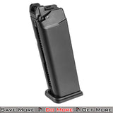 Double Bell Mag for G17 Green Gas Powered Airsoft Pistol Facing Left