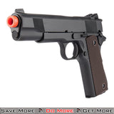 Double Bell M1911 GBB Gas Powered Pistol - Black at an Angle