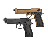 Double Bell M92 GBB Airsoft Gas Powered Pistol Group