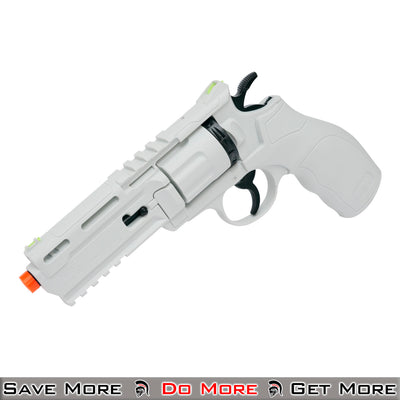 EliteForce WHITE H8R GBB Gas Airsoft Gun Training Pistol Side Down