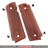 Elite Force Brown Wood Style Grips for 1911 TAC CO2 Airsoft Pistol