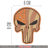 G-Force American Flag Embroidered Morale Patch Dimensions