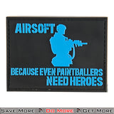G-Force Paintball Needs Heroes PVC Morale Patch Front