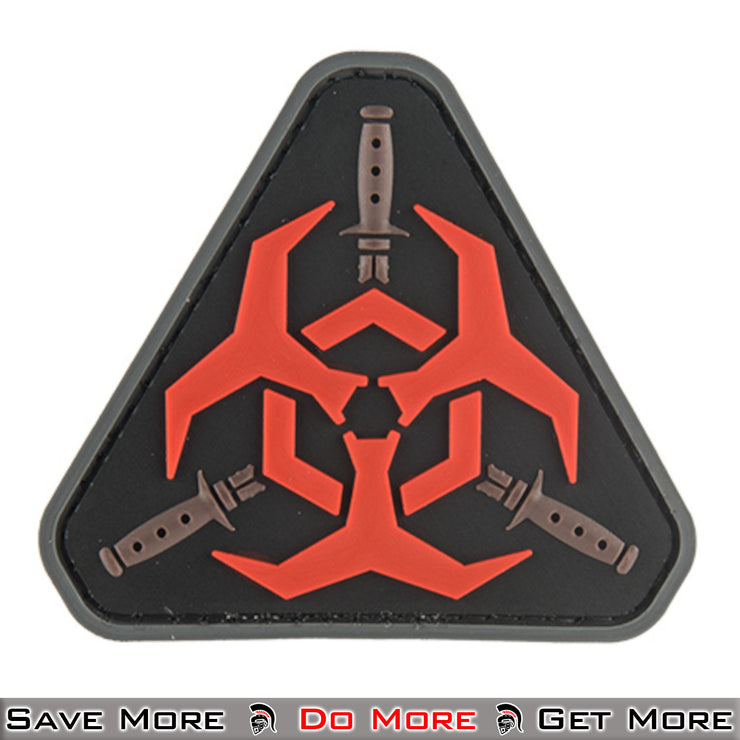G-Force Resident Evil Biohazard PVC Morale Patch - Red Front