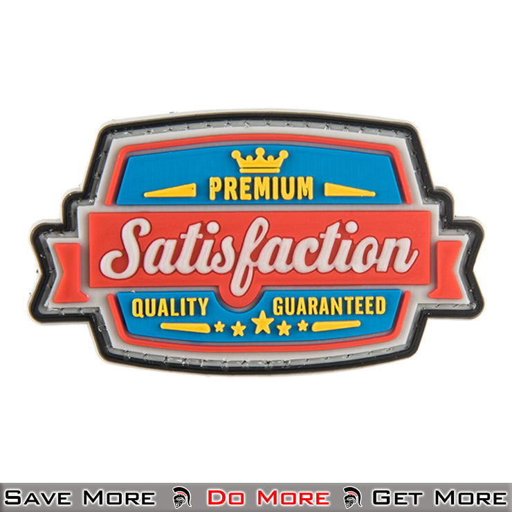 G-Force Satisfaction Guaranteed PVC Morale Patch Front