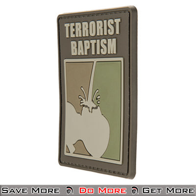 G-Force Terrorrist Baptism PVC Morale Patch Side