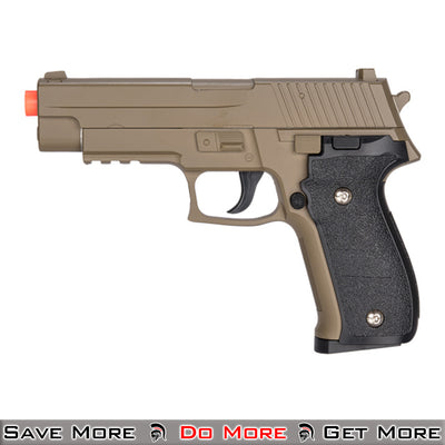 UK Arms G26D Tan Spring Powered Airsoft Pistol Left