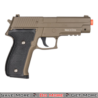 UK Arms G26D Tan Spring Powered Airsoft Pistol Right