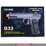 UK Arms G33 Airsoft Tokarev Metal Spring Pistol