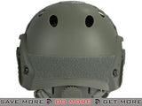 Lancer Tactical Airsoft PJ Type Dial Adjustment Bump Helmet - Foliage Green Head - Helmets- ModernAirsoft.com