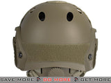 Lancer Tactical Airsoft PJ Type Dial Adjustment Bump Helmet - Dark Earth Head - Helmets- ModernAirsoft.com