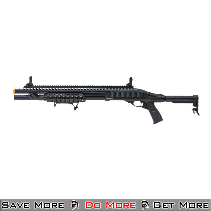 Jag Arms SPX Scattergun Pump Action Gas Powered Shotgun Black Left