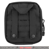 Lancer Tactical MOLLE Medical Sundries Bag - Outdoor Use Back View