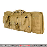 Lancer Tactical Gun Tactical MOLLE Bag for Outdoor Use Tan Angle