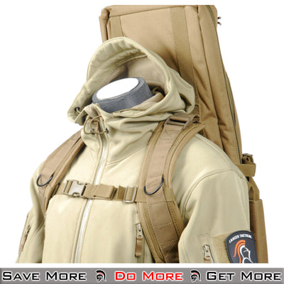 Lancer Tactical Gun Tactical MOLLE Bag for Outdoor Use Tan Backpack